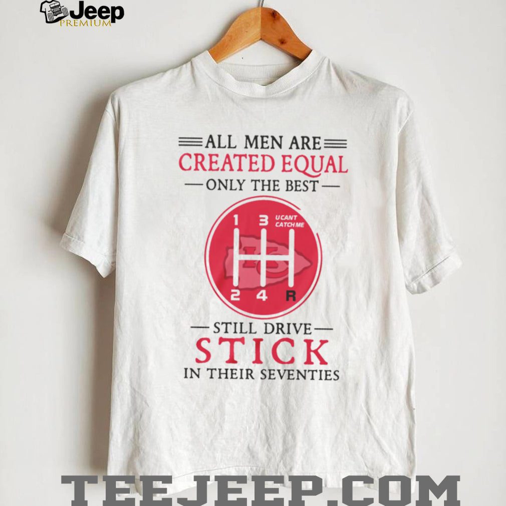 Kansas City Chiefs 70th Birthday Celebration T Shirt Stick Shift Manual Gear T Shirt