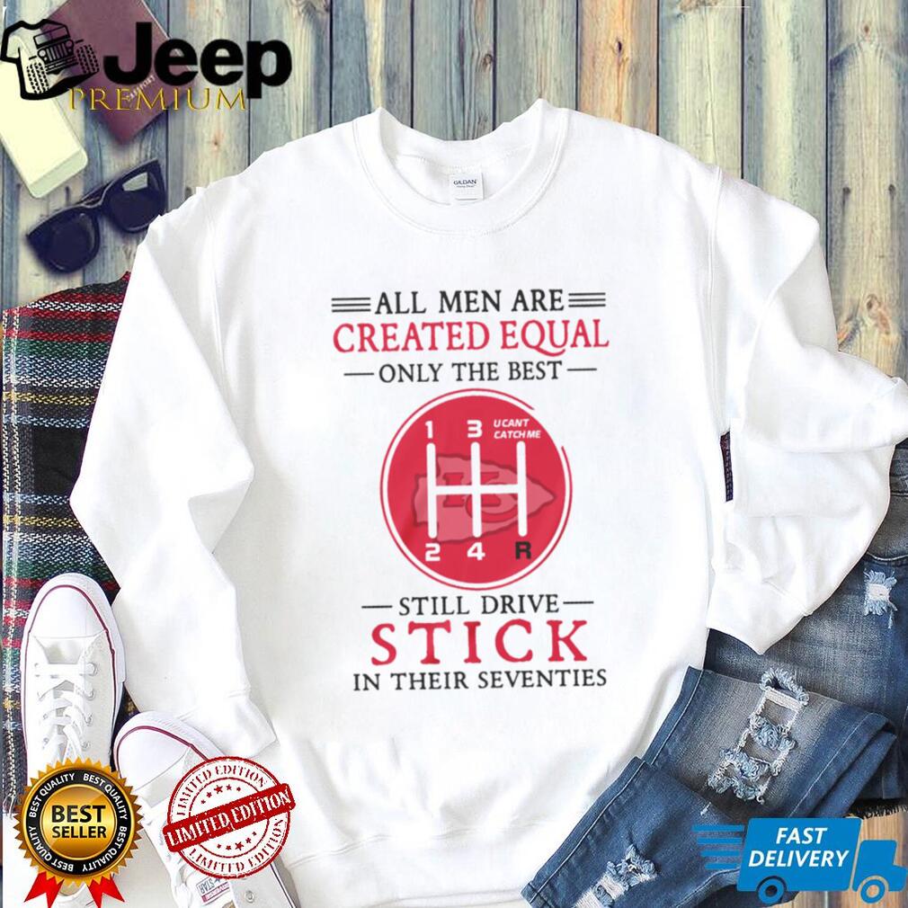 Kansas City Chiefs 70th Birthday Celebration T Shirt Stick Shift Manual Gear T Shirt