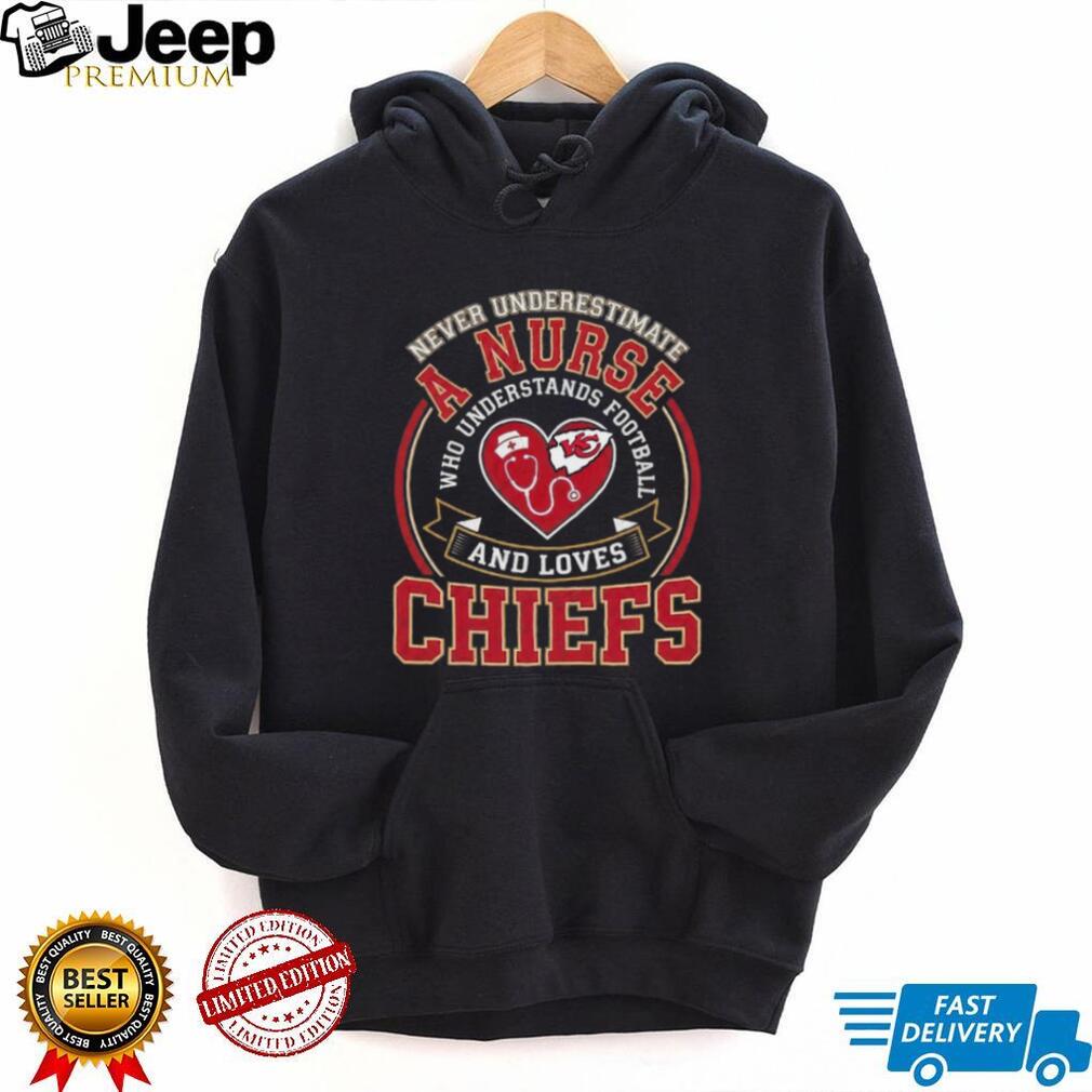 Kansas City Chiefs Football Nurse Stethoscope Heart Vintage Red Fan Men Women T Shirt