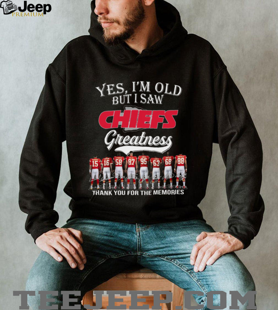 Kansas City Chiefs Football Team Legends Retro Style Greatness Gift For Loyal Fans Shirt