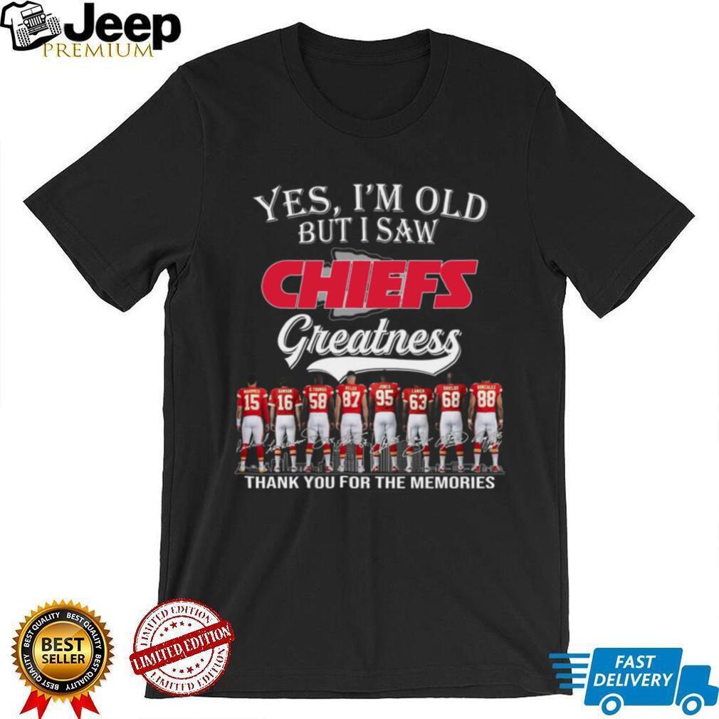 Kansas City Chiefs Football Team Legends Retro Style Greatness Gift For Loyal Fans Shirt