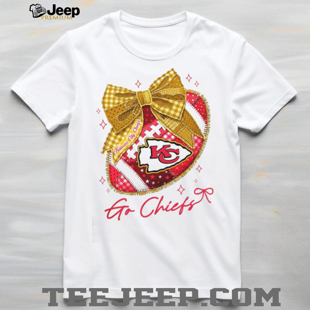 Kansas City Chiefs Go Chiefs Gameday Football Bow T Shirt