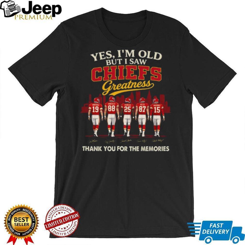 Kansas City Chiefs Greatness Montana Gonzalez Charles Kelce Mahomes Vintage Men T Shirt