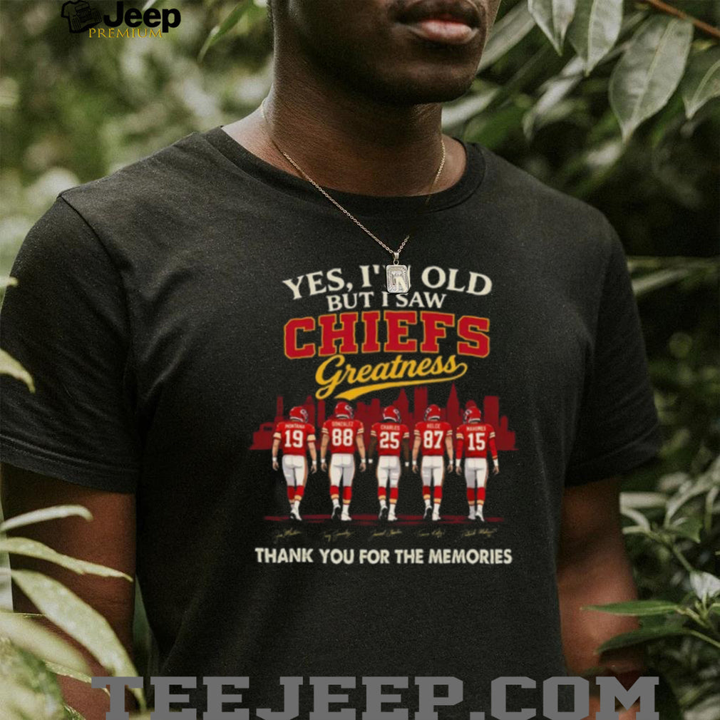 Kansas City Chiefs Greatness Montana Gonzalez Charles Kelce Mahomes Vintage Men T Shirt