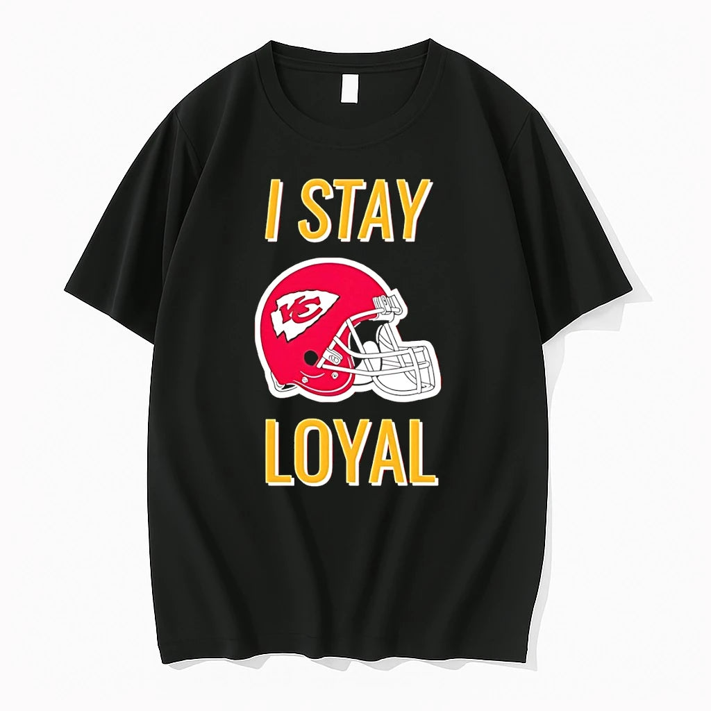 Kansas City Chiefs I Stay Loyal Helmet Tshirts Sweater