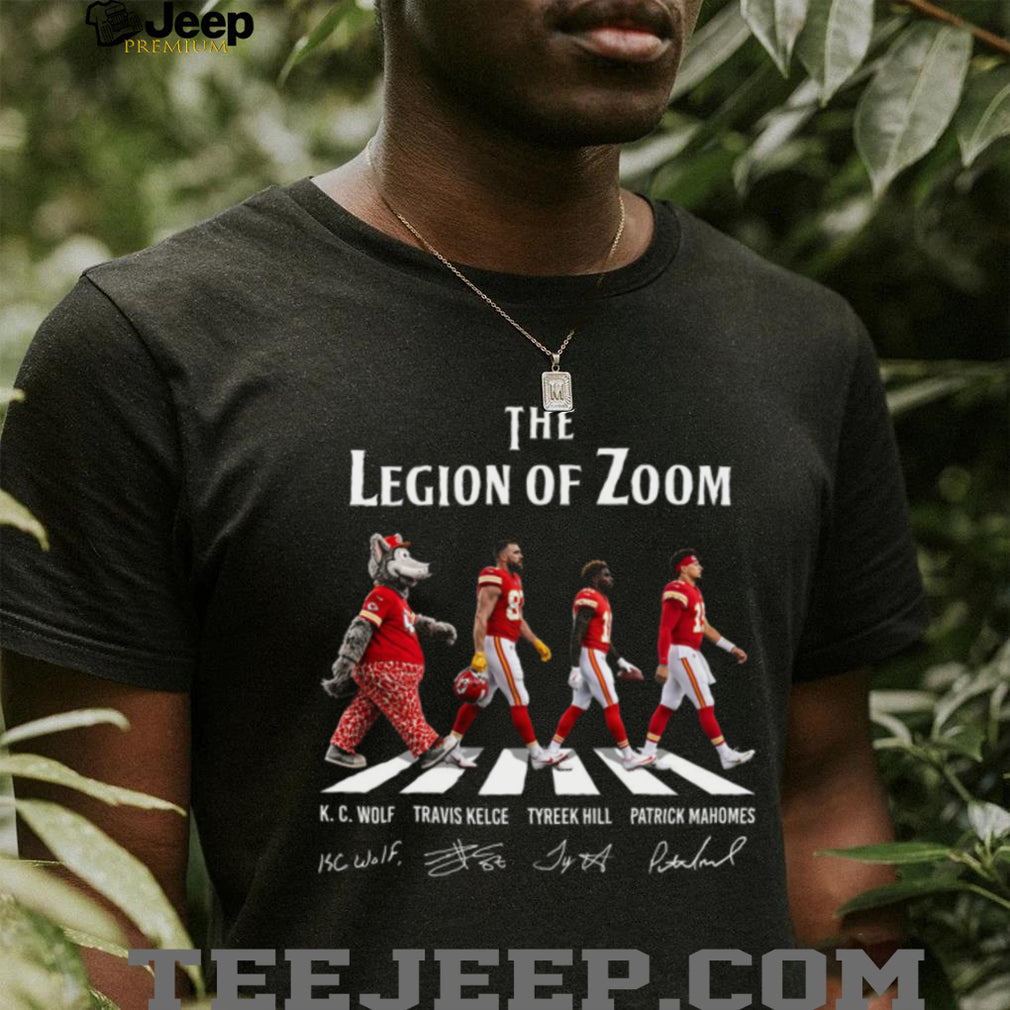 Kansas City Chiefs Legion Of Zoom Football Stars Modern Retro Style Men Fans Shirt