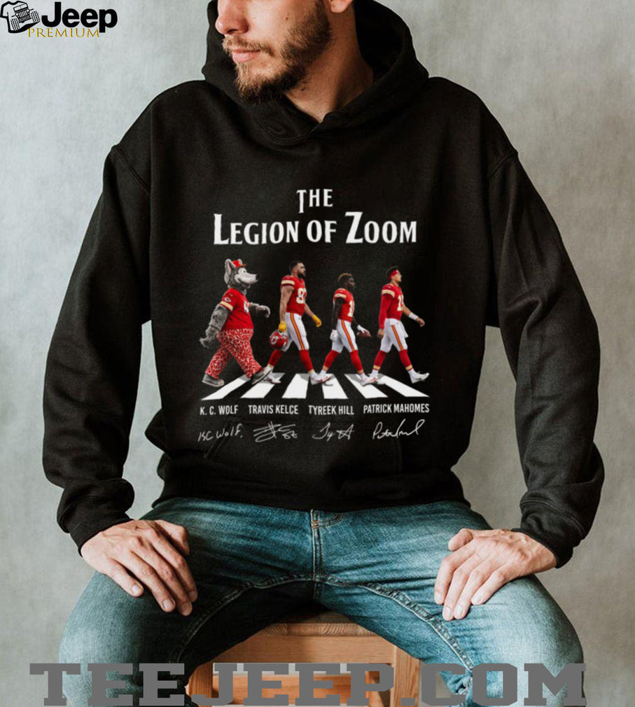 Kansas City Chiefs Legion Of Zoom Football Stars Modern Retro Style Men Fans Shirt
