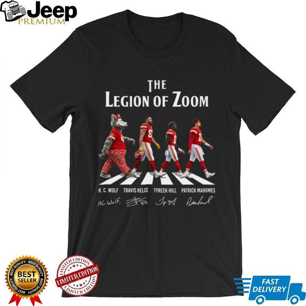 Kansas City Chiefs Legion Of Zoom Football Stars Modern Retro Style Men Fans Shirt