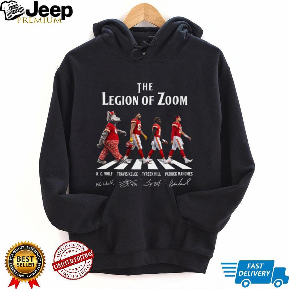 Kansas City Chiefs Legion Of Zoom Football Stars Modern Retro Style Men Fans Shirt