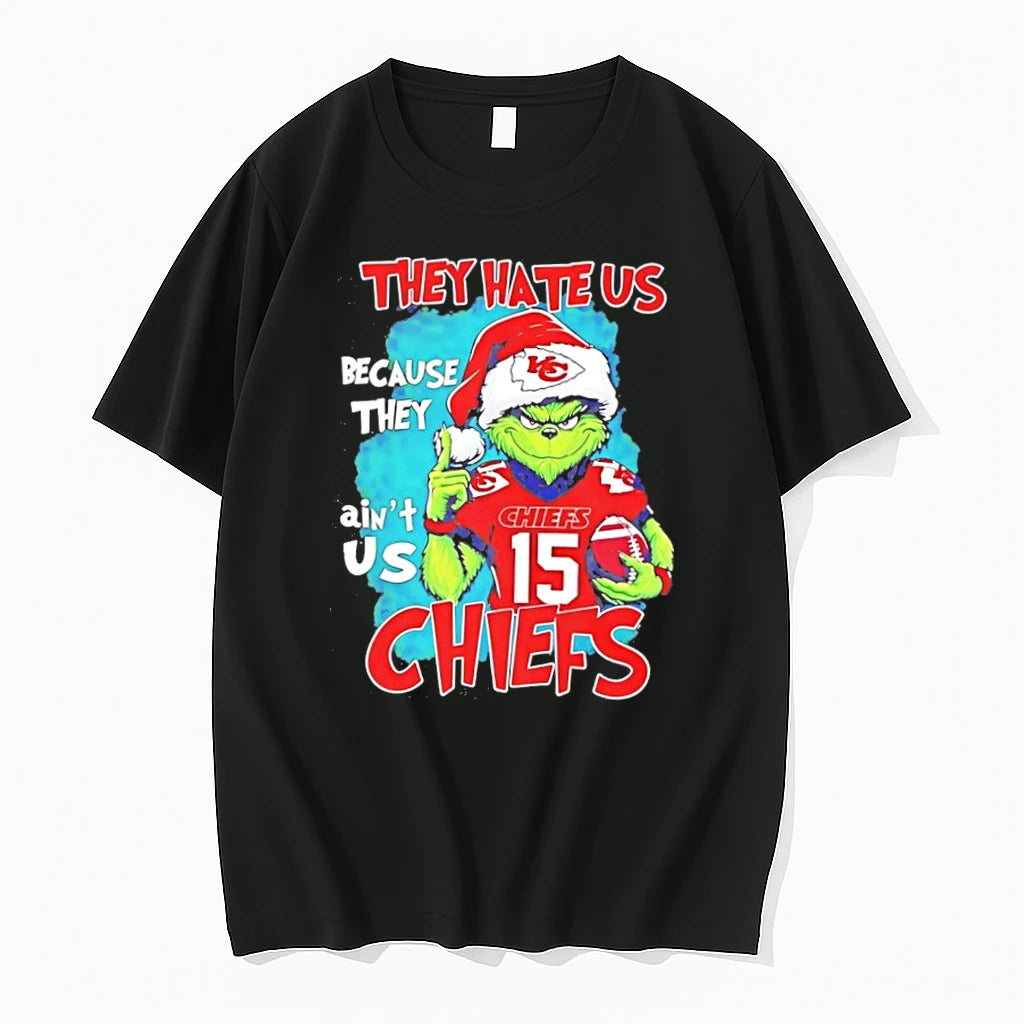 Kansas City Chiefs X Grinch They Hate Us Because They Aint Us Chiefs Tshirts Sweater