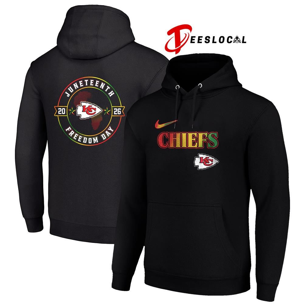 Kansas City Chiefs x Juneteenth Strong freedom day logo shirt