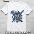 Kansas City Royals Firefighter FD First Responder Baseball Fans Retro Men Women White T Shirt