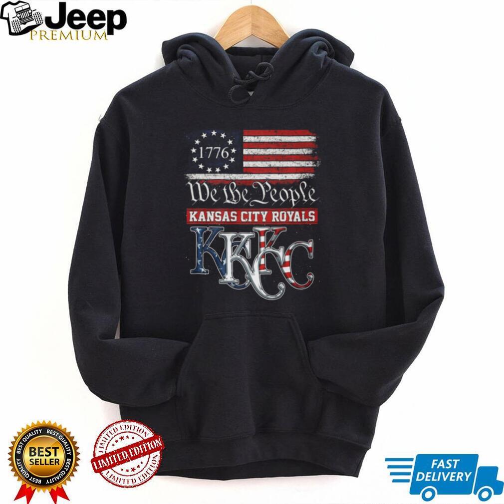 Kansas City Royals We The People 1776 Patriotic American Flag T Shirt
