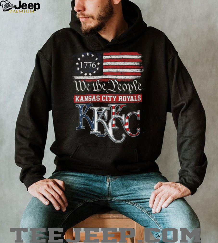 Kansas City Royals We The People 1776 Patriotic American Flag T Shirt