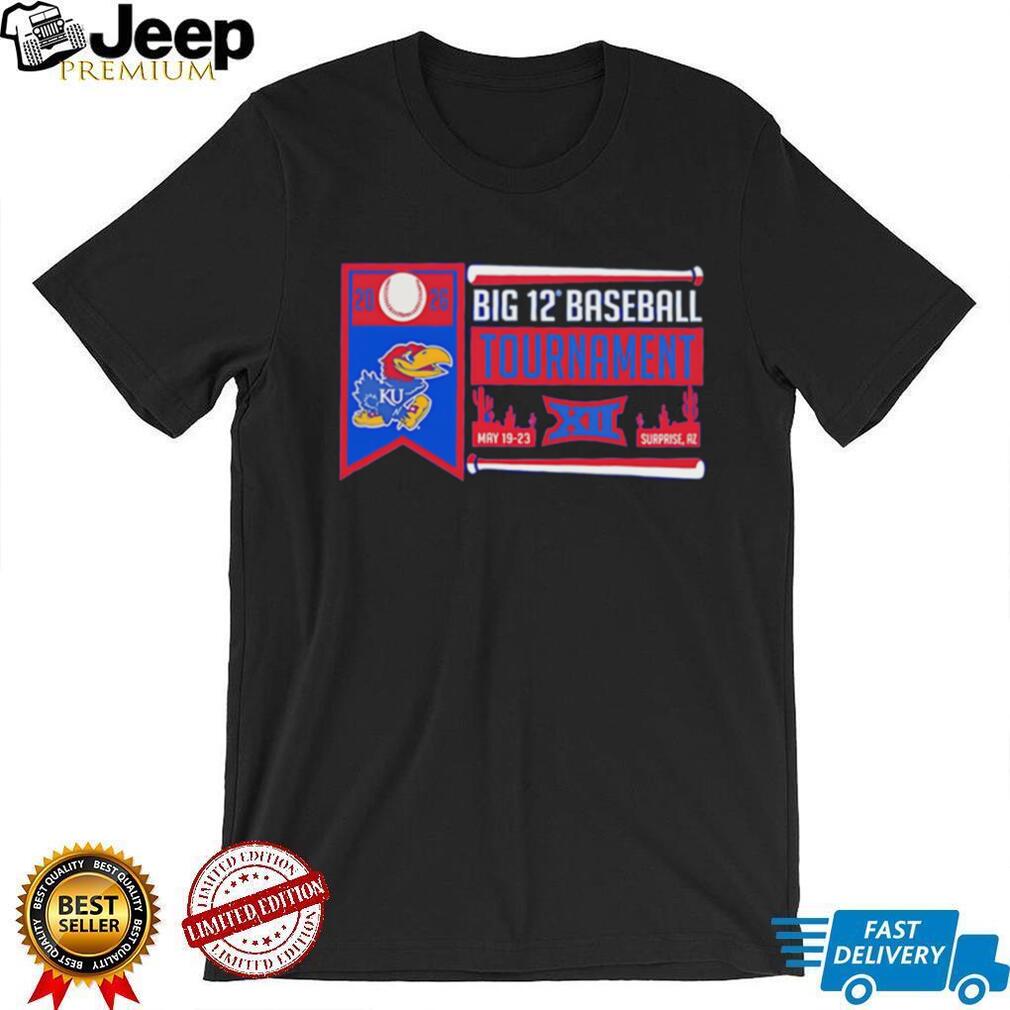 Kansas Jayhawks 2026 Big 12 Baseball Tournament Graphic T shirt