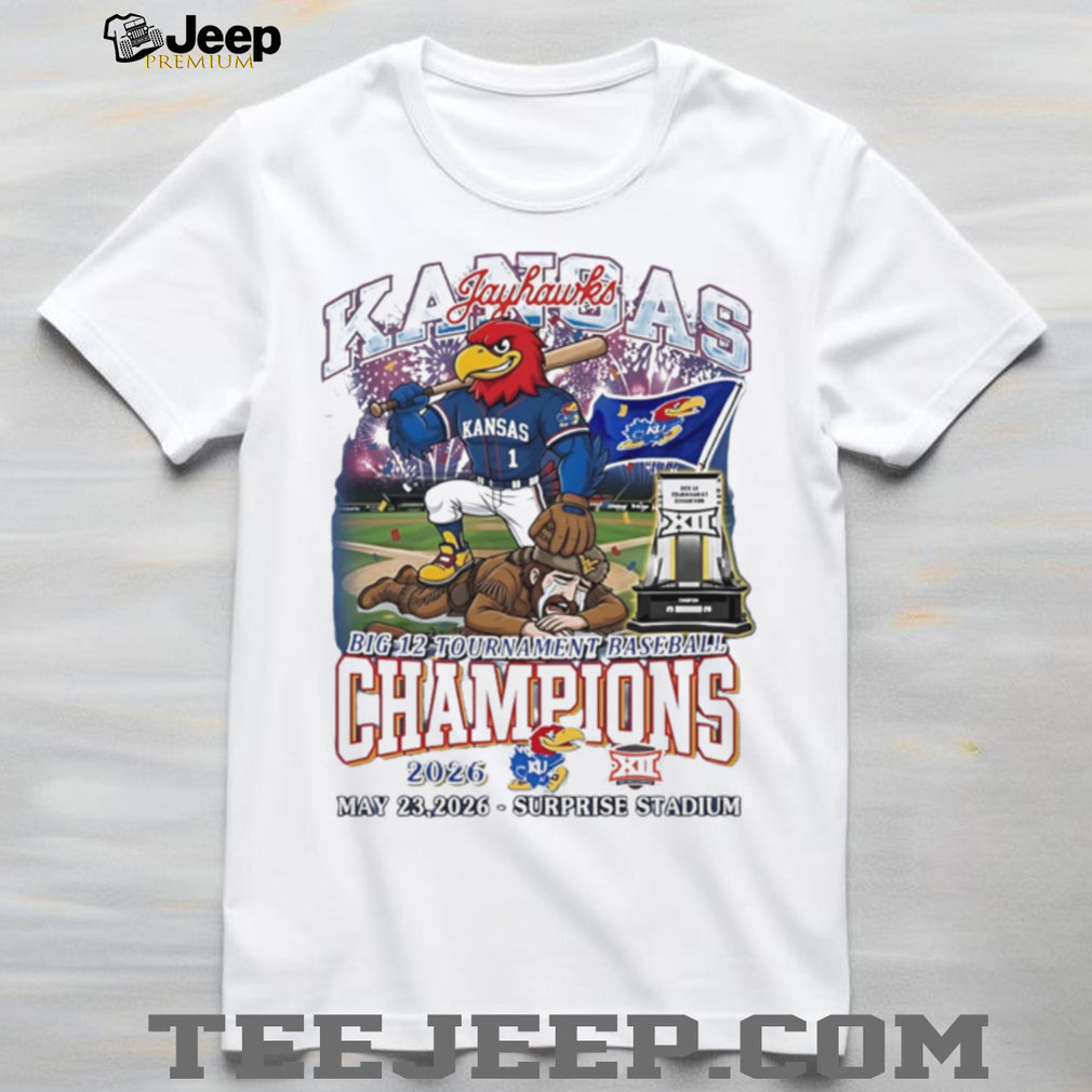 Kansas Jayhawks big 12 Tournament Baseball Champions May 23 2026 shirt