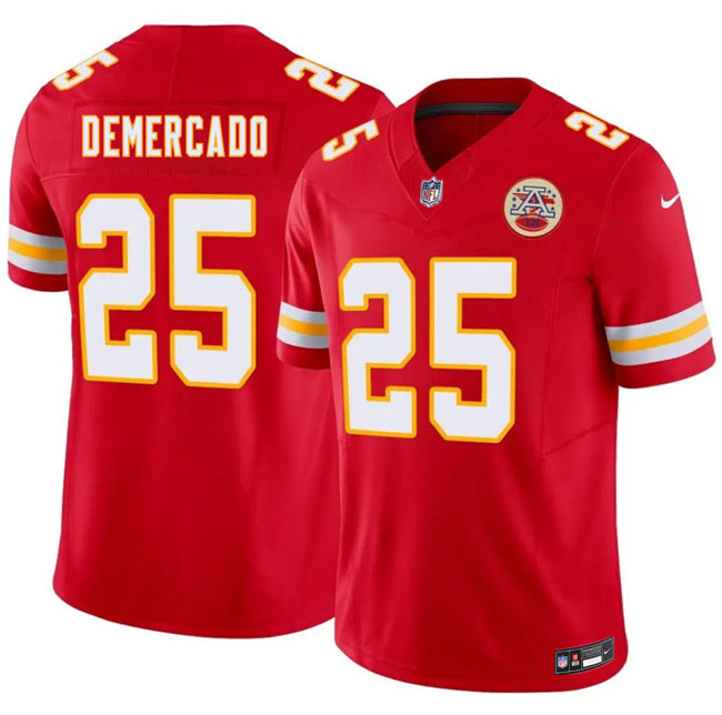 Kansas City Chiefs #25 Emari Demercado Red 2026 F.U.S.E. Vapor Untouchable
