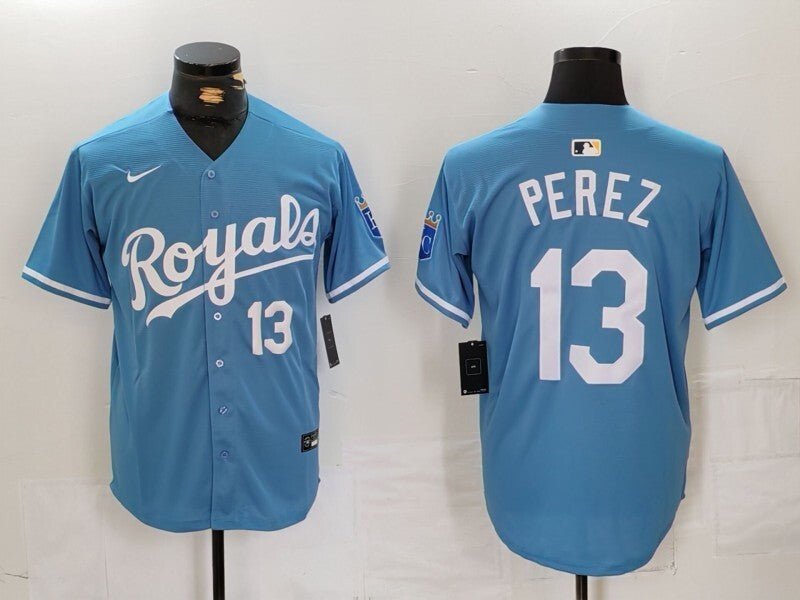 Kansas City Royals #13 Salvador Perez Fan Edition Style 8