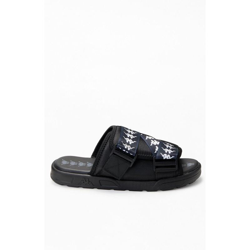 Kappa Men's Black & White 222 Banda Mitel 1 Slide Sandals T-Shirts, Hoodie, Sweatshirt | WearSparks.com