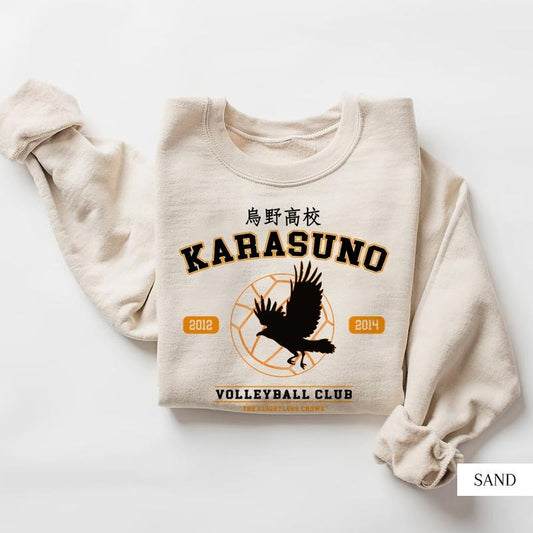 Karasuno Shirt,Karasuno High School Shirt,Karasuno Volleyball Club Shirt,Fly High,Anime Shirt,Japan Shirt