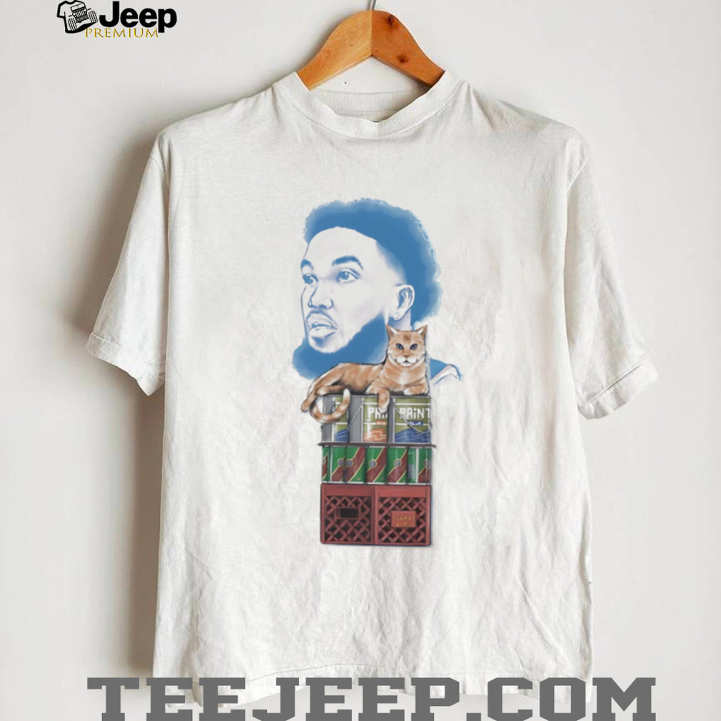 Karl Anthony Towns Cat Crate Graphic Basketball Fan Shirt