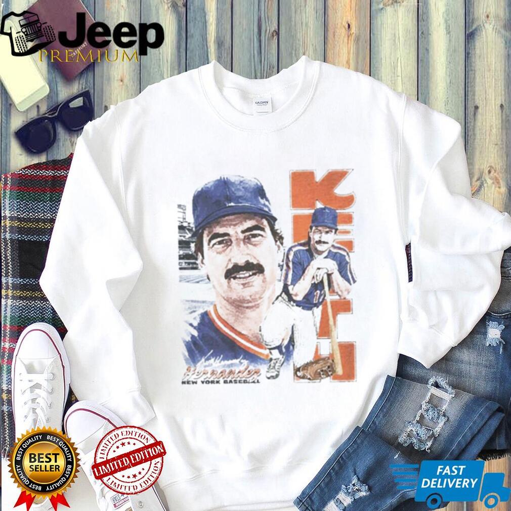 Keith Hernandez New York Baseball Legend Retro Portrait T Shirt
