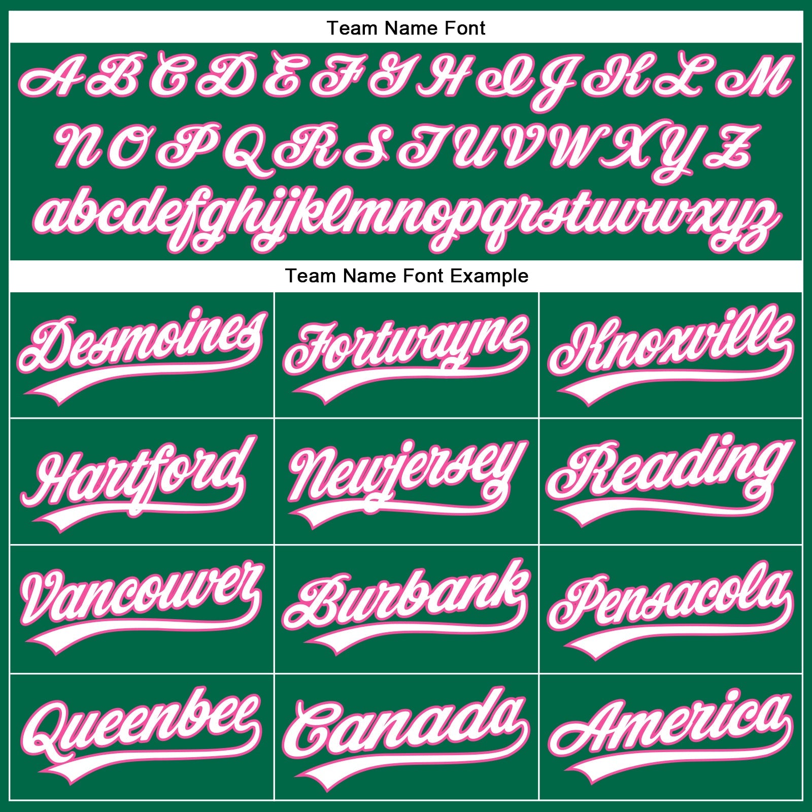 Custom Kelly Green White Pinstripe Pink Authentic Baseball Jersey