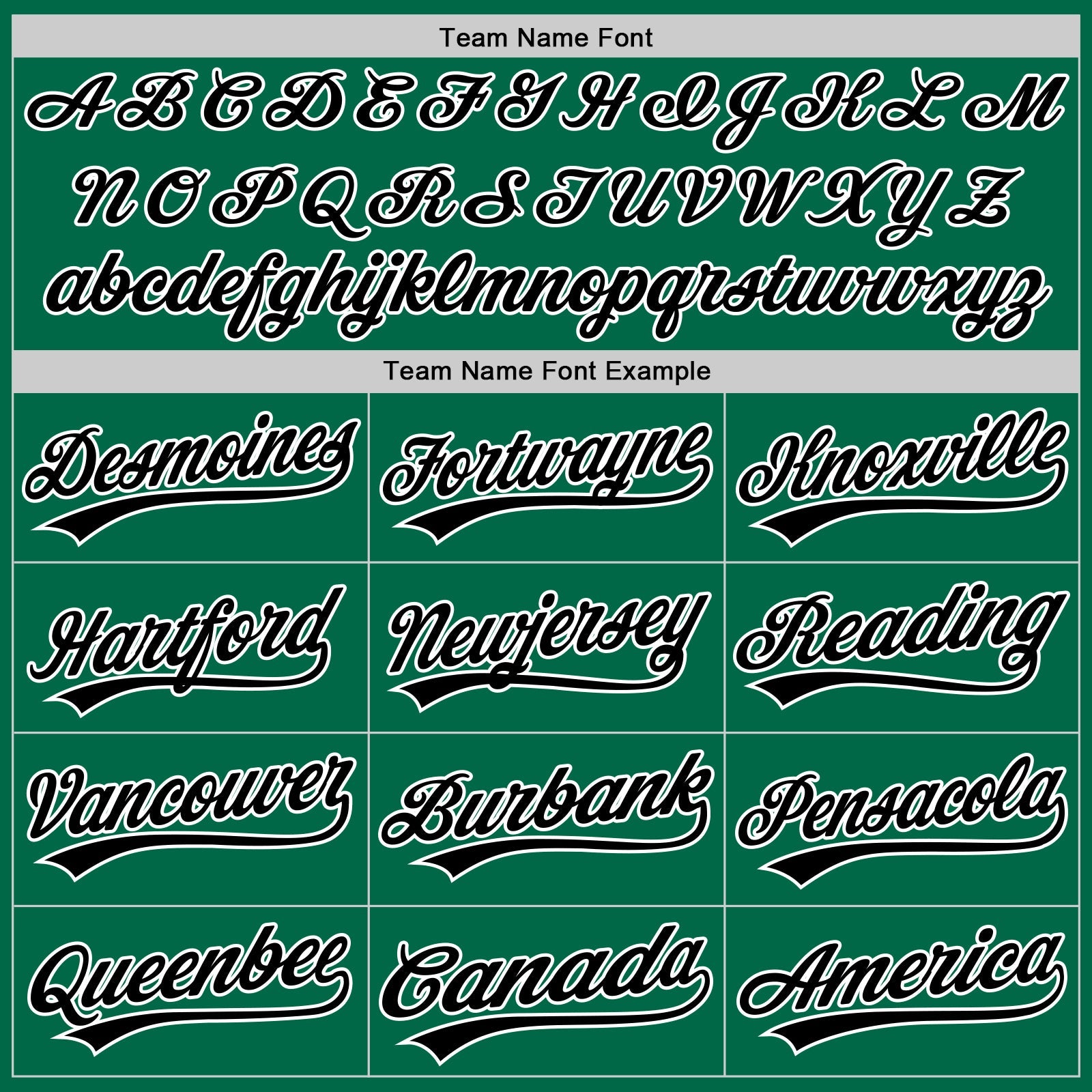 Custom Kelly Green Black-White Authentic Throwback Baseball Jersey