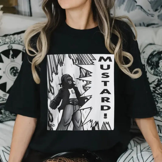 Kendrick Lammar Shirt, Mustard, Tv Off, Kendrick Mustard Meme, Gnx, New Album, Unisex Short Sleeve Tee