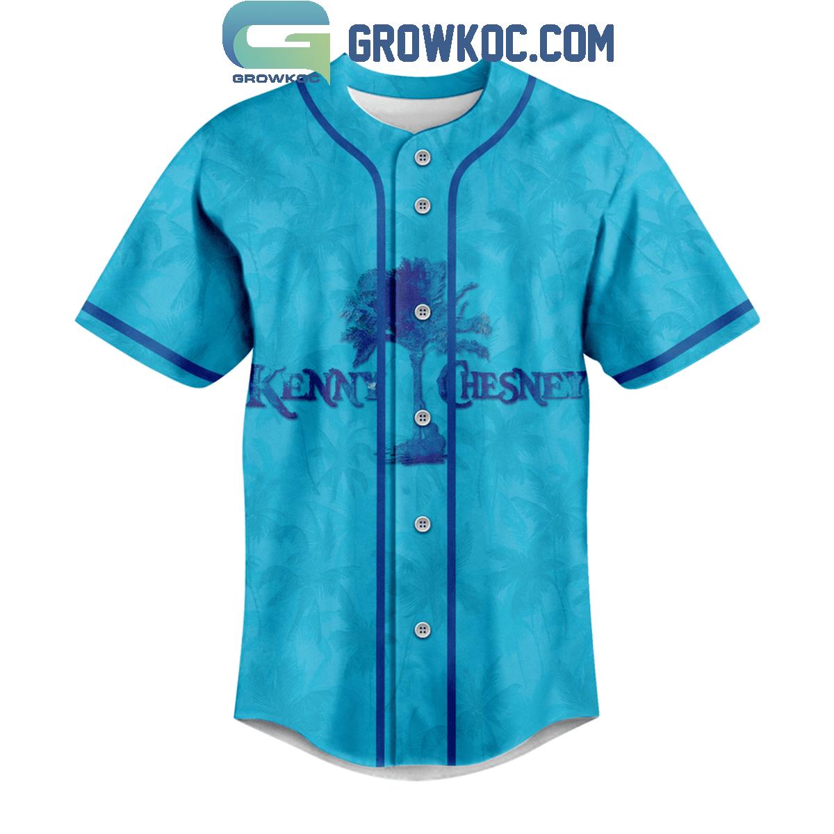 Kenny Chesney No Shoes Eras Blue Version Personalized Baseball Jersey