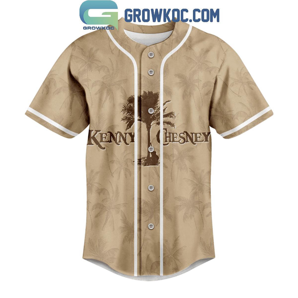 Kenny Chesney No Shoes Eras Personalized Baseball Jersey Brown Design