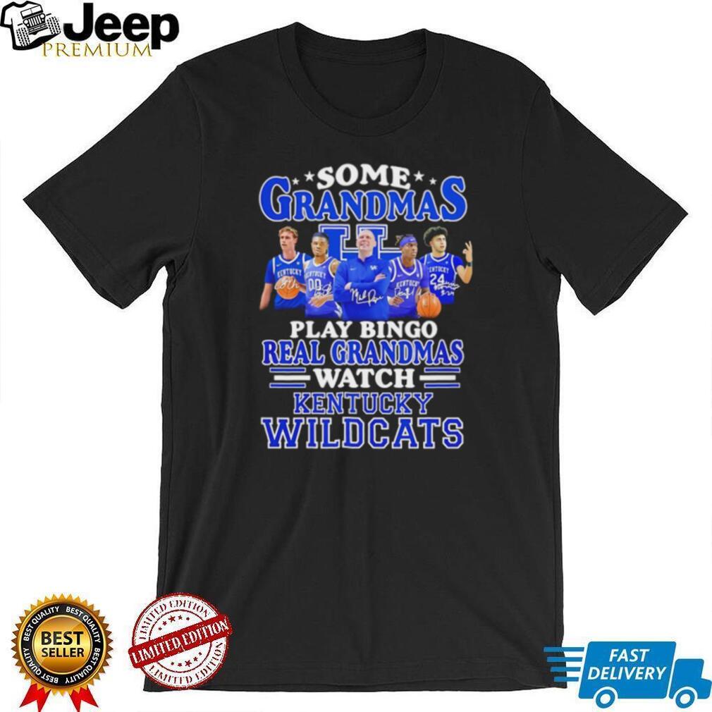 Kentucky Wildcats Basketball “Real Grandmas Watch Kentucky” T Shirt