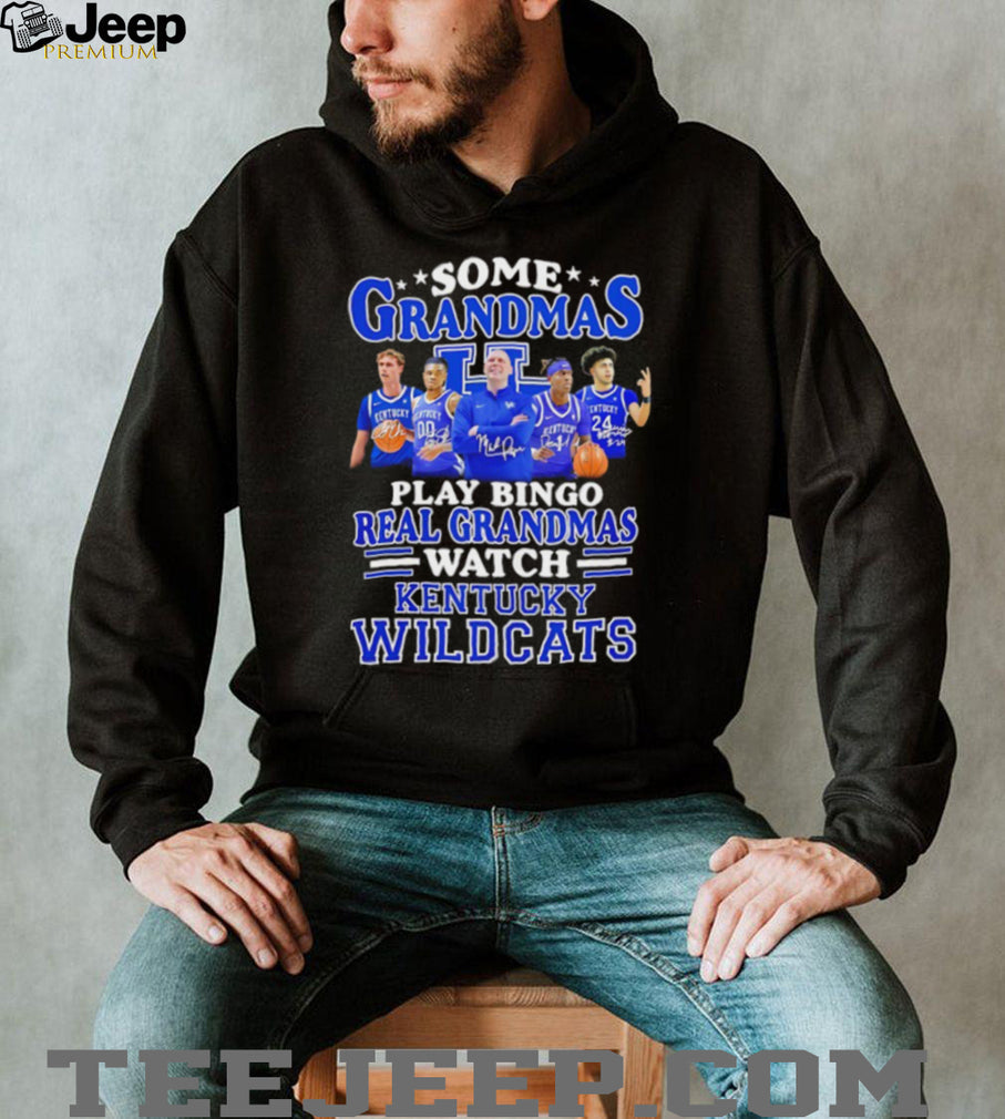 Kentucky Wildcats Basketball “Real Grandmas Watch Kentucky” T Shirt
