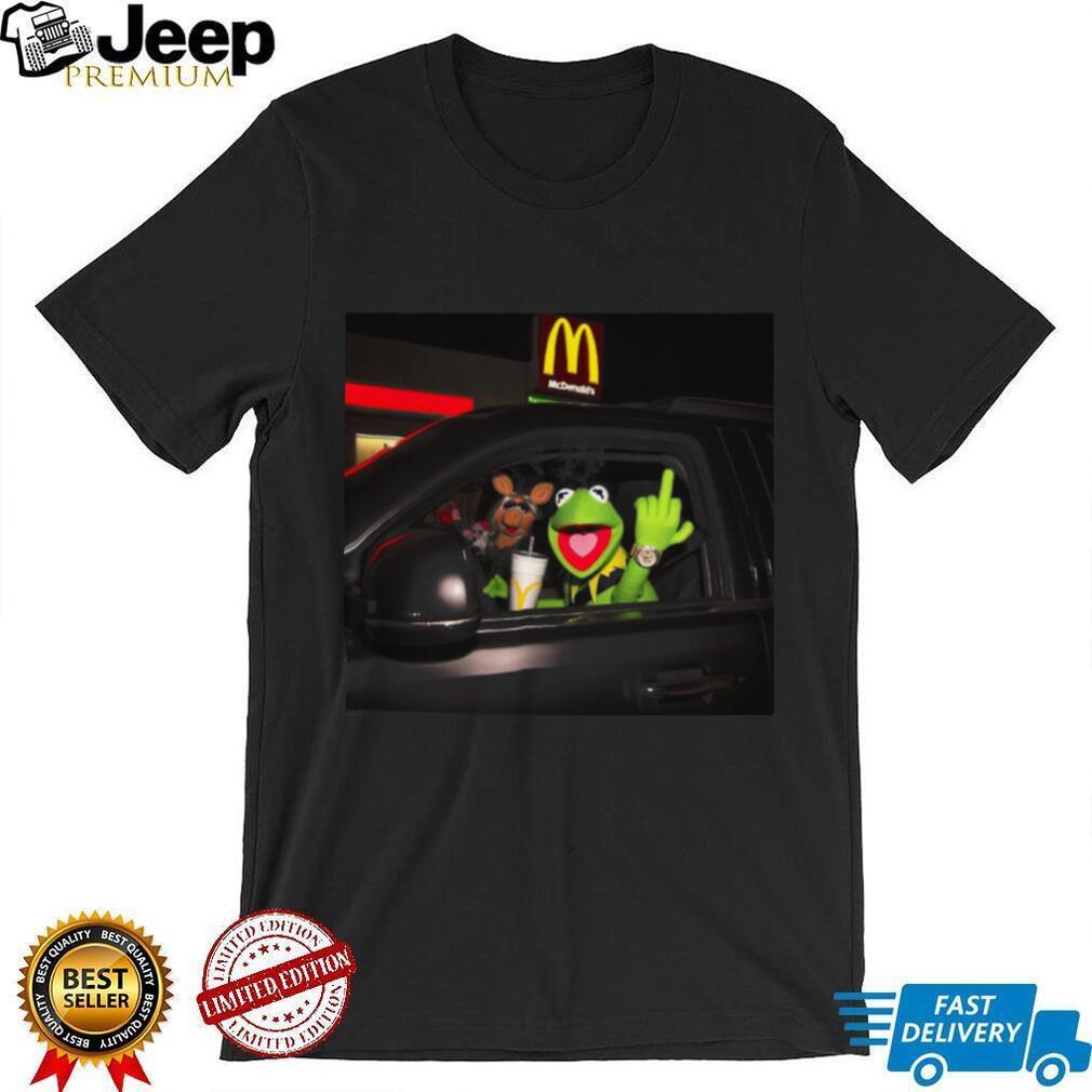 Kermit and Miss Piggy McDonald’s Drive Thru Attitude Graphic T Shirt