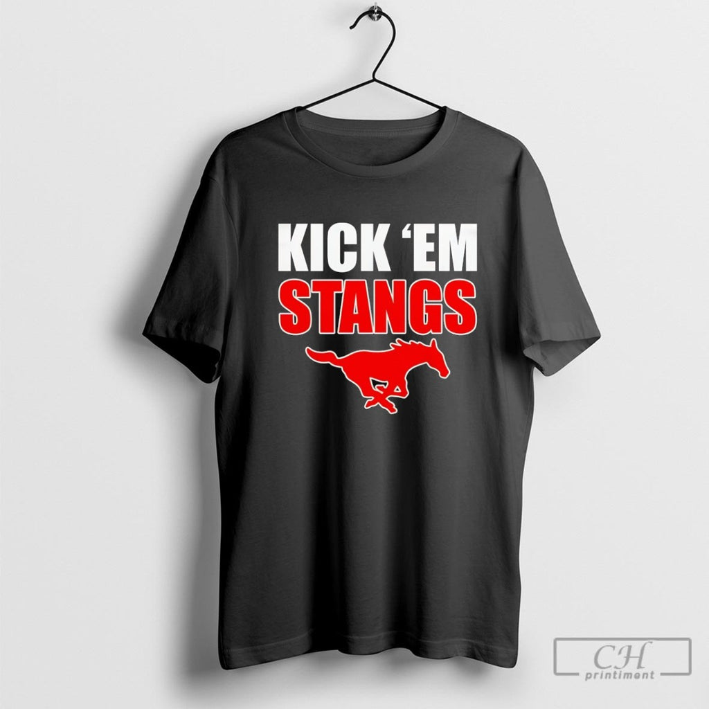 Kick Em Stangs Smu Shirt Sweater