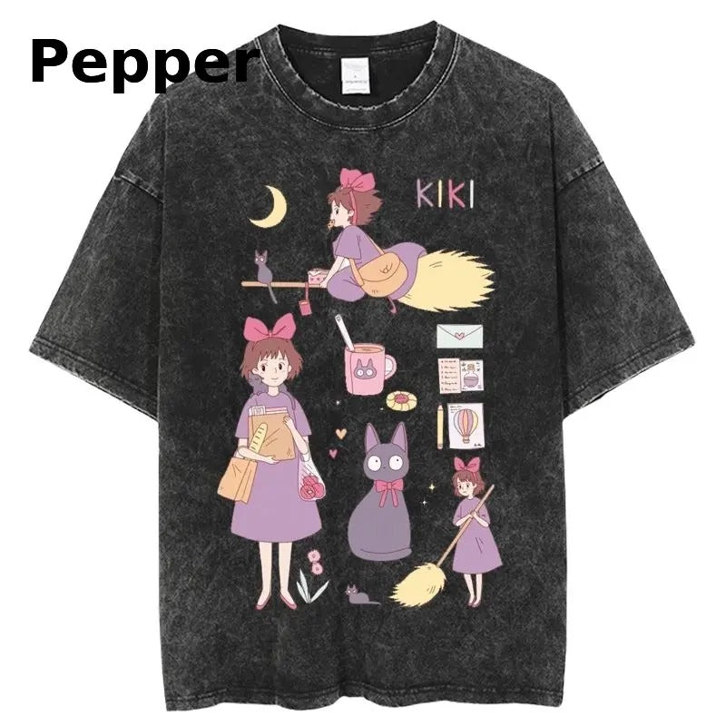 Kiki's Delivery Service Graphic T-Shirt, Anime Shirt
