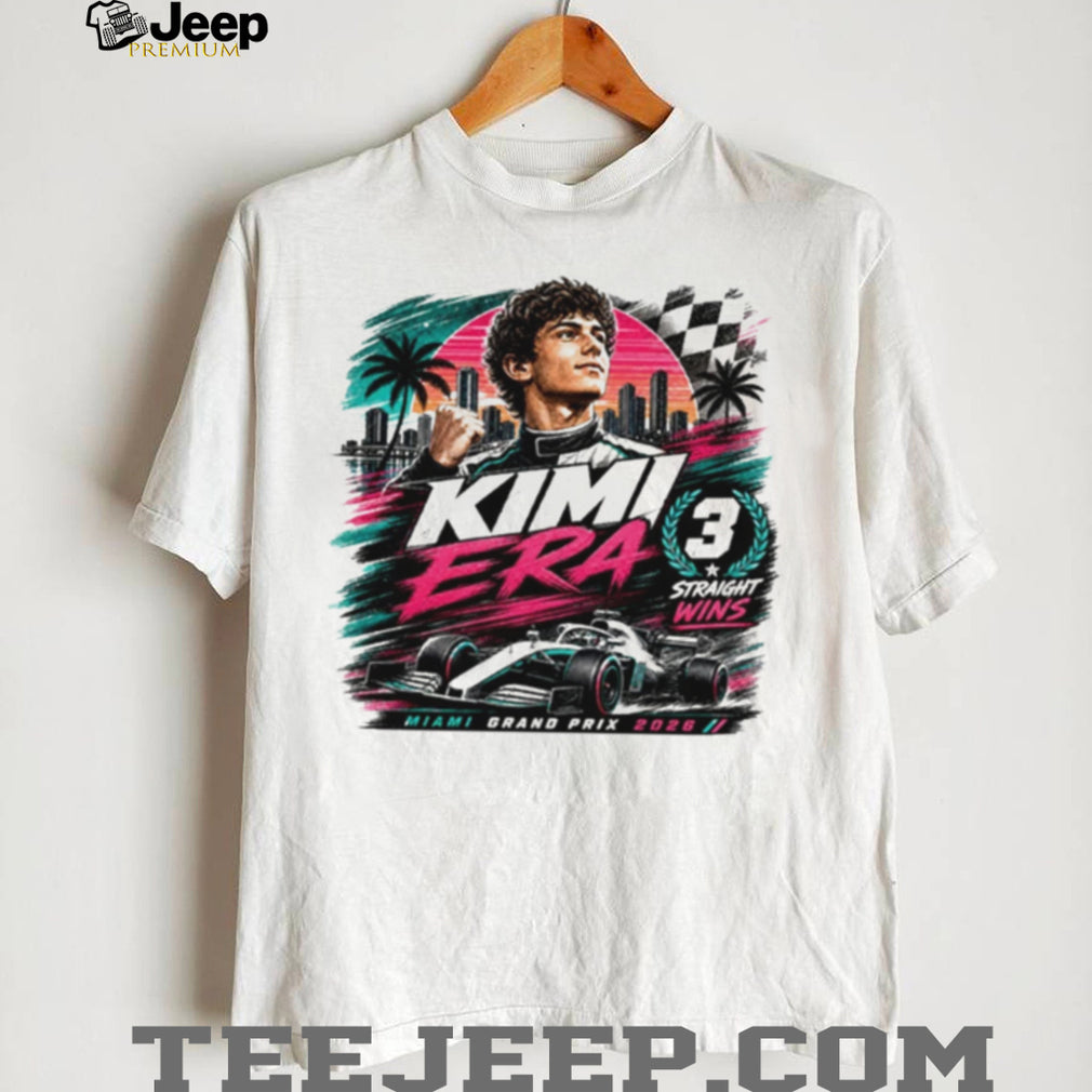 Kimi Era Miami Grand Prix 2026 Racing Champion Winner Retro Vintage Men Women Fans T Shirt