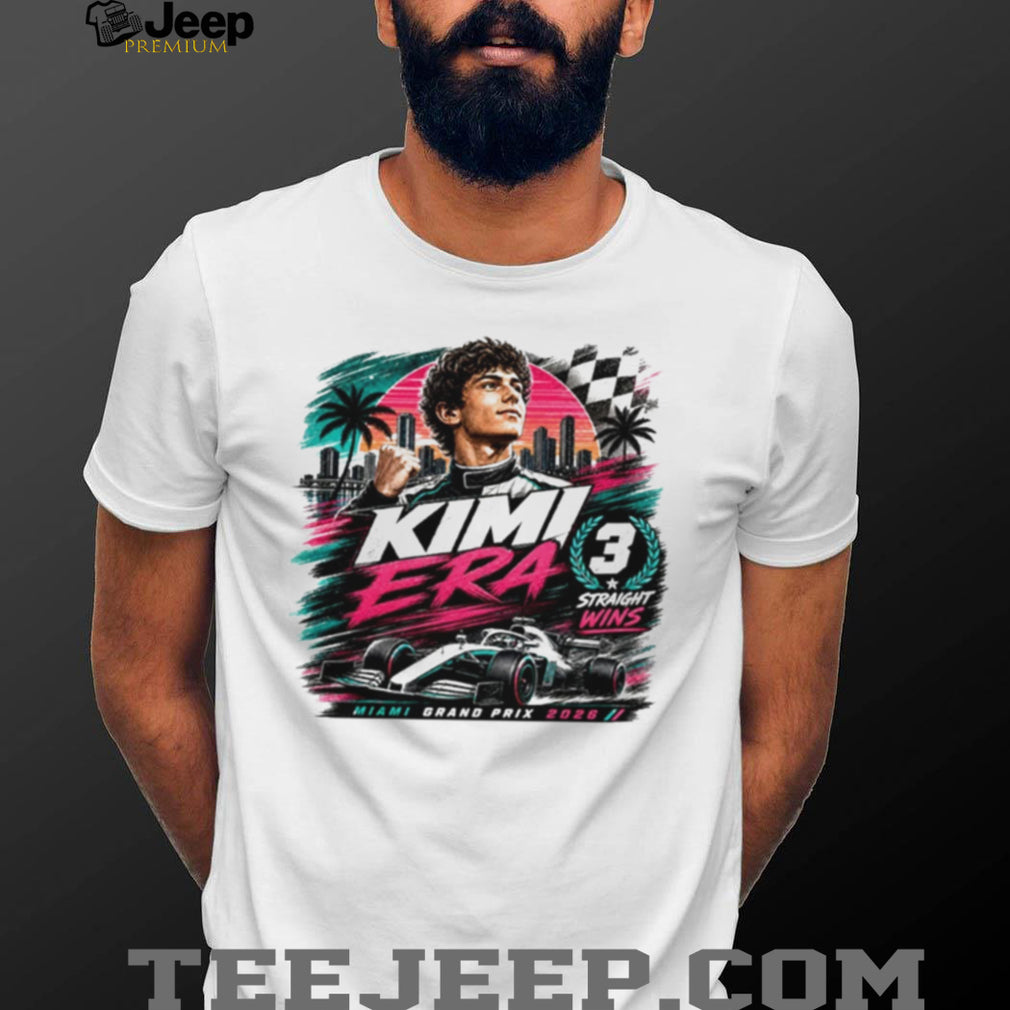 Kimi Era Miami Grand Prix 2026 Racing Champion Winner Retro Vintage Men Women Fans T Shirt