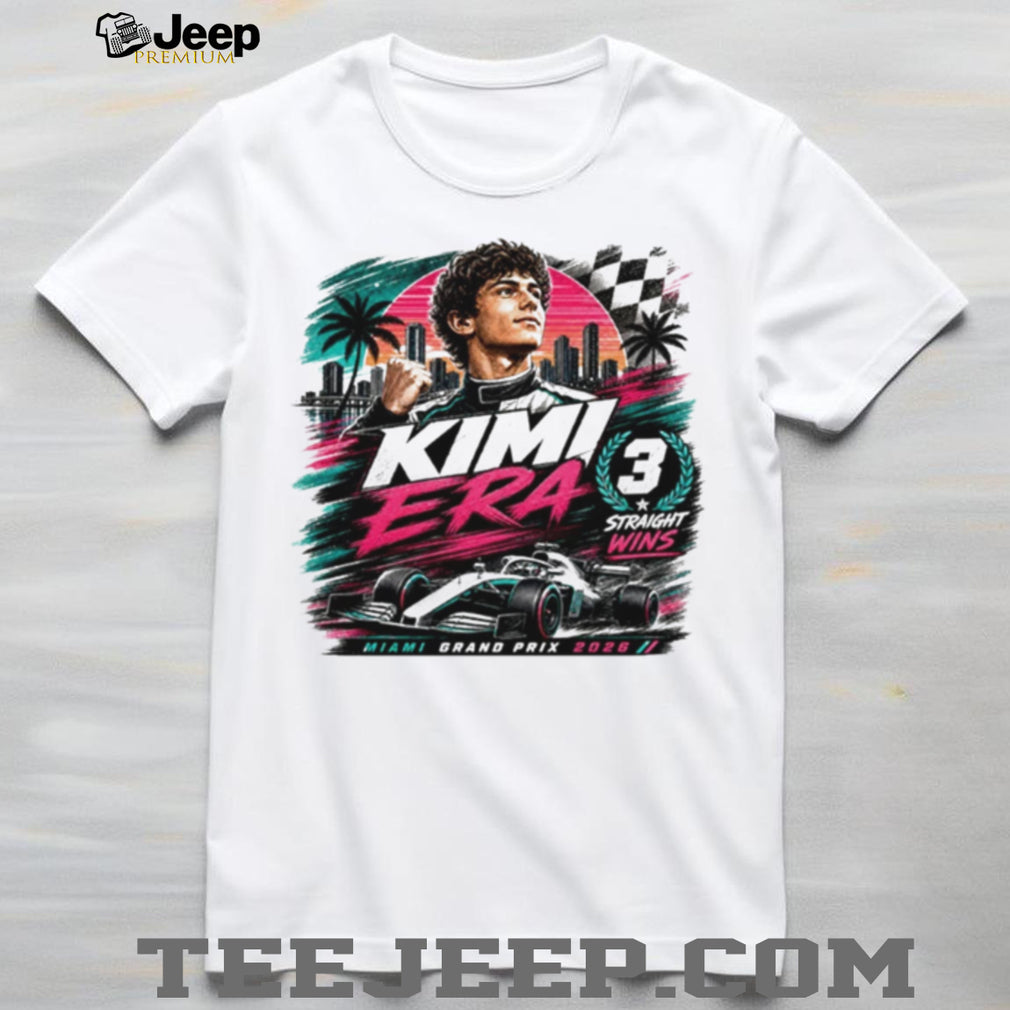 Kimi Era Miami Grand Prix 2026 Racing Champion Winner Retro Vintage Men Women Fans T Shirt