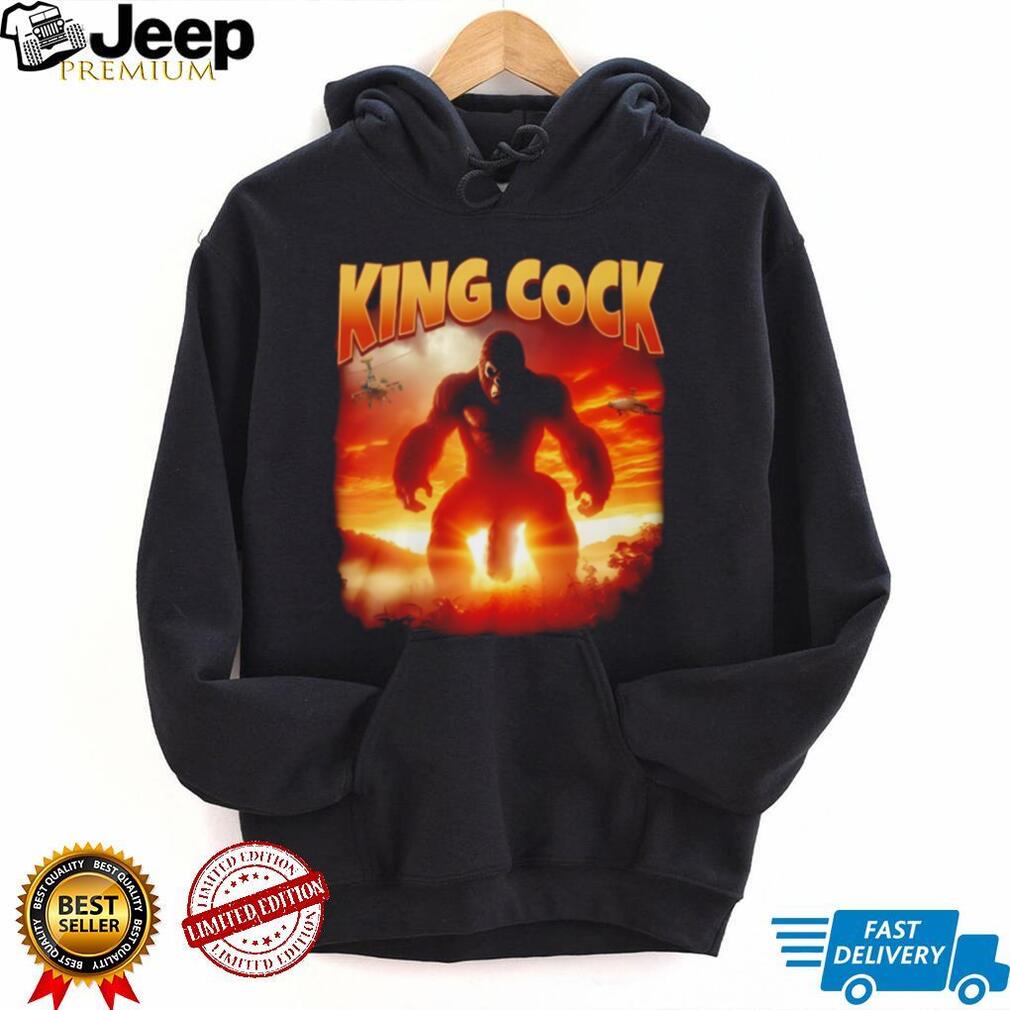 King Cock Gorilla Kaiju Sunset Parody Movie Poster T Shirt