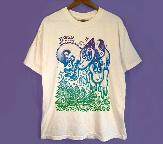 King Gizzard USA Residency Tour Shirt, King Gizzard & The Lizard Wizard Booktok tees, KGLW Live Booktok tees, Handmade Oversized Screen print