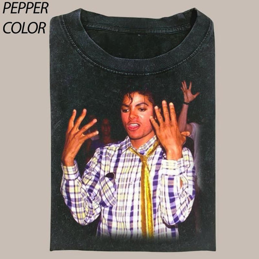 King Of Pop Vintage 90's Graphic Unisex Shirt, Michael Jackson Crew Neck T-Shirt, Music Shirt For Fan, Gift for Him Her Womenswear Tops
