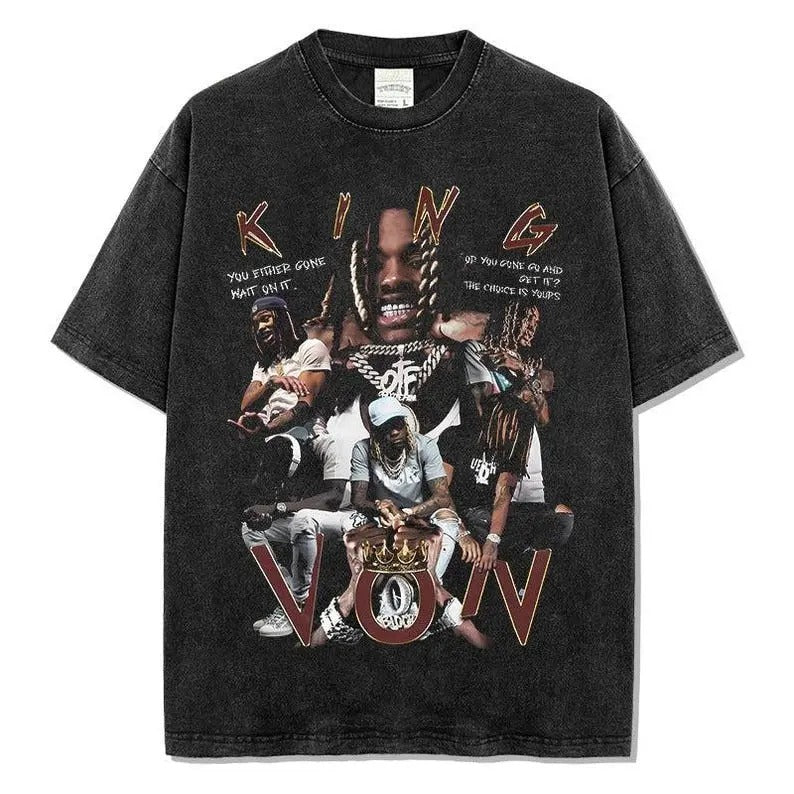 King Von Graphic Tee: Bold Style for True Fans Hoodie, Sweatshirt | WearSparks.com