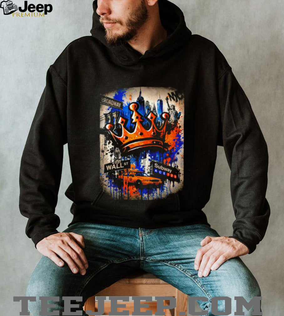 King of New Yowk graffiti style shirt