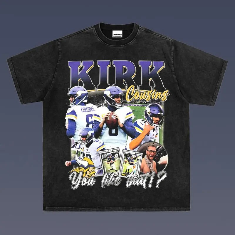 Kirk Cousins 1.0 Tee | Vintage Tee | Gift For Fan