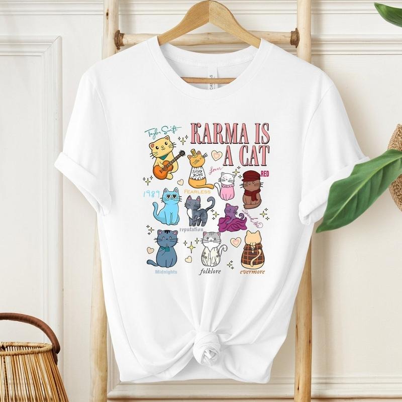 Km Is A Cat Eras Shirt, Cat Lover Tee Birthday Girl Gift, Eras Cat Shirt, Cat T-shirt, Perfect gift, Clothing Gift, gift...
