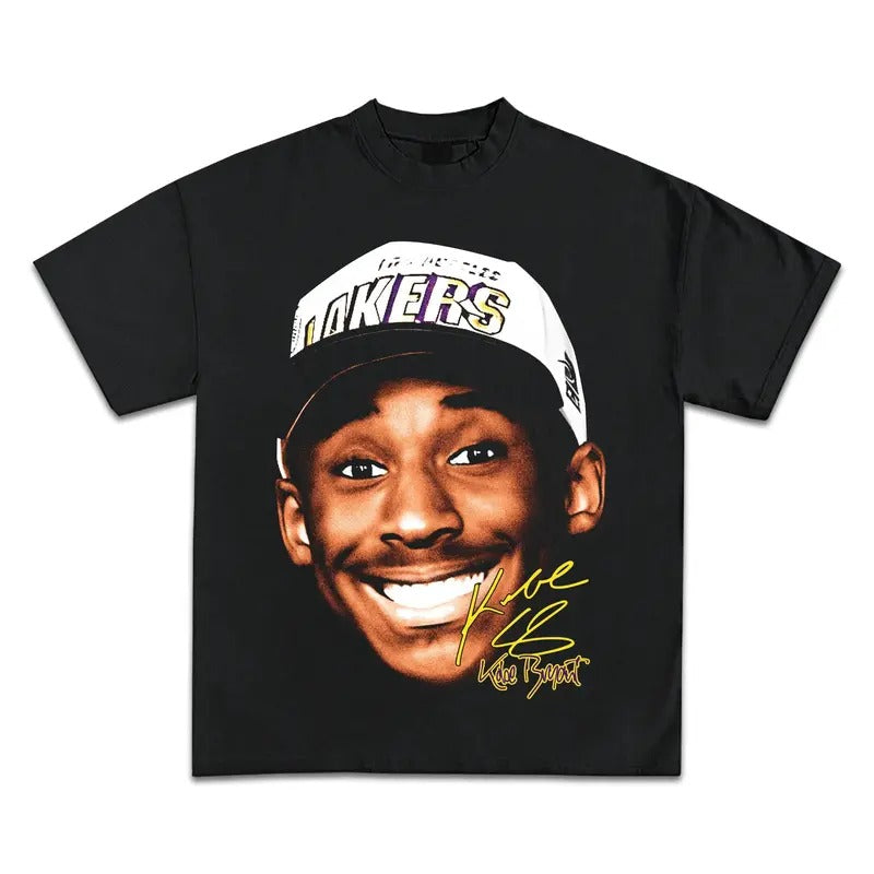 Kobe Bryant Big Face Shirt Vintage Inspirational Basketball Graphic Tee Shirt Motivational Sports Shirt for Men Women...