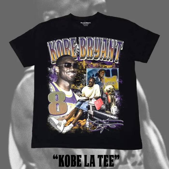 Kobe Tee | Vintage Tee Graphic T-Shirt Sweatshirt Hoodie | Sport Tee - Gift For Fan - Black