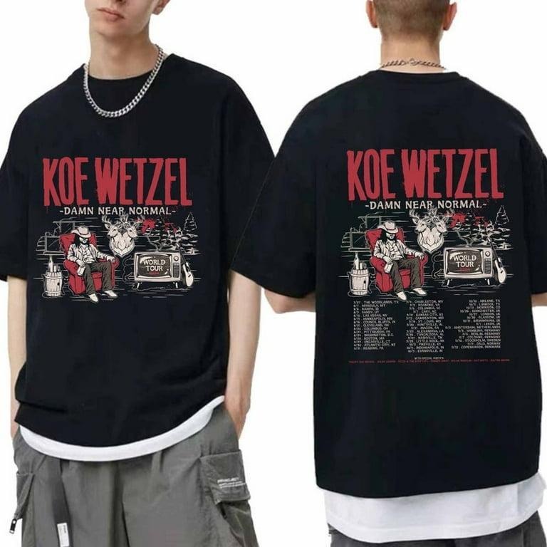 Koe Wetzel - Damn Near Normal World Tour 2024 Shirt, Koe Wetzel Fan Shirt