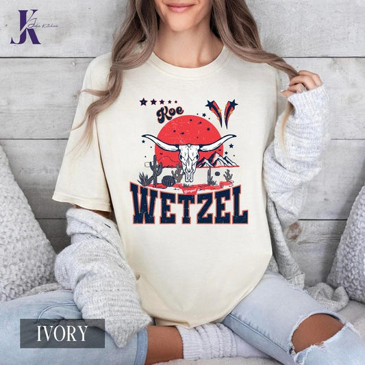 Koe Wetzel Bullhead Cowboy Comfort Colors T-Shirt,